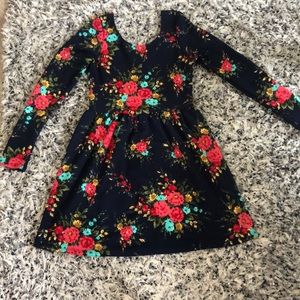 NWOT blue floral dress